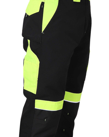 Костюм ОНИКС куртка (чз), брюки черный с лимонным