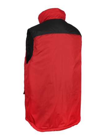 Жилет утепленный "Ритм" цв. красный