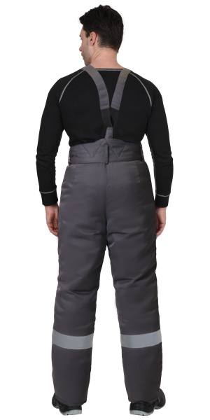 Брюки зимние универсальные тёмно-серые с СОП