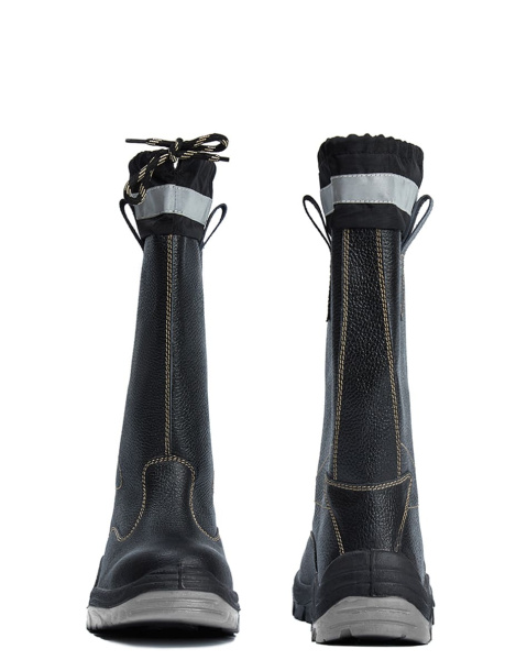 Сапоги кожаные ДОКА ПУ/ТПУ, манжета