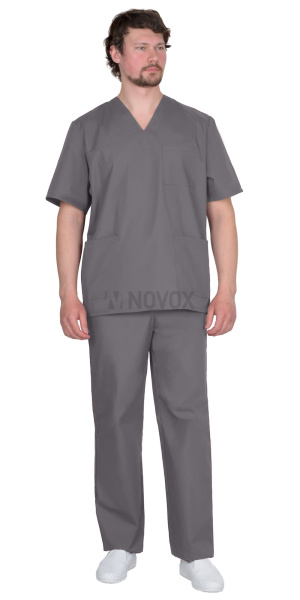 Костюм хирурга универсальный темно-серый