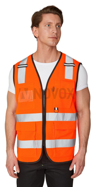 Жилет сигнальный "Ультра" оранжевый, 4СОП