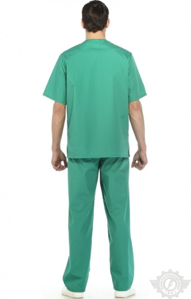 Костюм медицинский мужской "Спец" зеленый