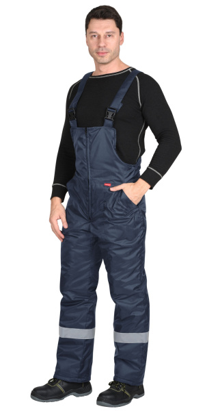 Полукомбинезон зимний "Север" с СОП, т.синий