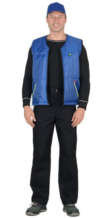 Жилет "КАССИР",васильковый