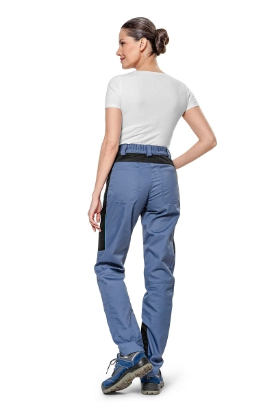 Костюм рабочий женский летний "Кранц" цвет маренго/черный/голубой