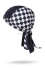 Бандана РИСТРЕТТО ШЕФ темно-синяя/клетка крупная