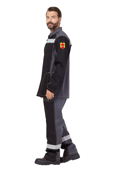 Костюм сварщика мужской летний "Файмер 1" цвет серый/черный