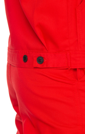 Костюм "Мастер-Люкс", куртка, п/к, красный с черным