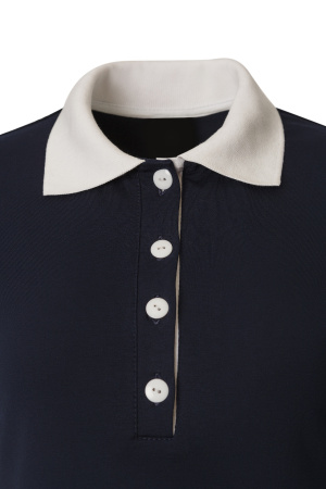  Платье-поло МЕЛИСАНДРА темно-синее