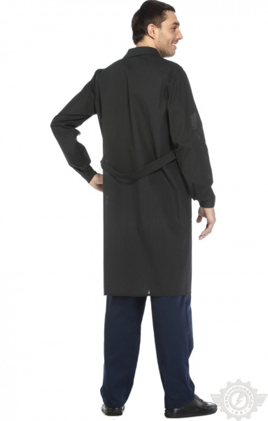 Халат мужской темный