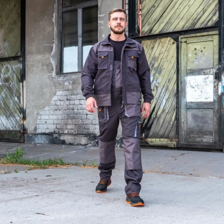 Куртка PROTONE LIGHT, серый/т.серый/оранжевый