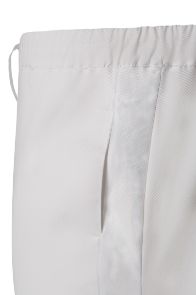 Брюки РИСТРЕТТО ШЕФ джоггеры белые