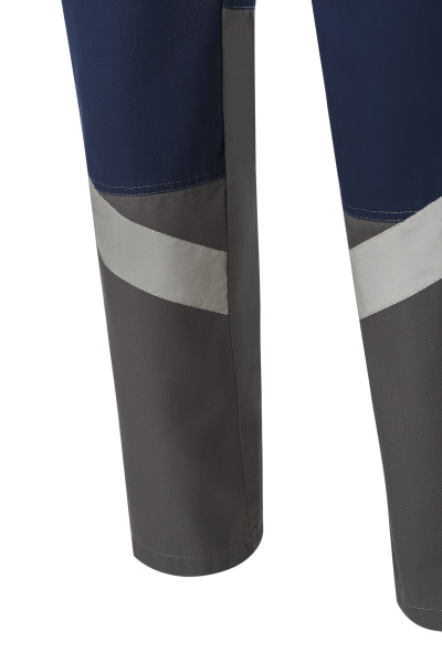 Полукомбинезон ТЕЙКЕР Проф темно-синий/темно-серый