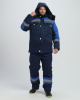 Костюм зимний "Бивек-2" СОП (тк.Смесовая,210) пк, т.синий/васильковый/лимонный
