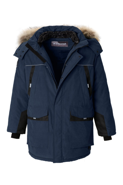 Куртка "Простор" утепленная темно-синяя