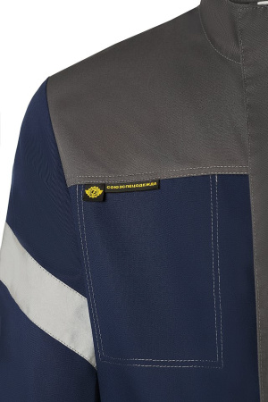 Куртка ТЕЙКЕР Проф темно-синия/темно-серая