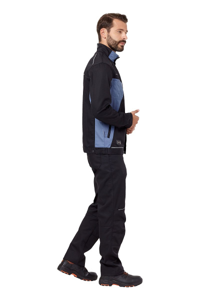 Куртка рабочая мужская летняя "Shelby" цвет серый/черный