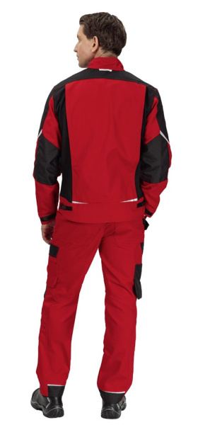 Куртка мужская "Сюрвейер" красный/чёрный