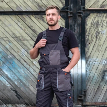 Полукомбинезон PROTONE LIGHT, серый/т.серый/оранжевый