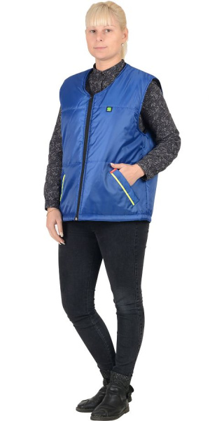 Жилет "КАССИР",васильковый