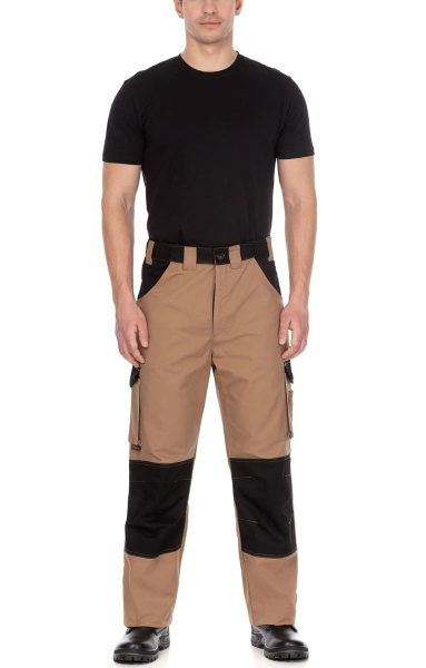 Костюм "STATUS" NEW (Статус), куртка, брюки, бежевый с черным