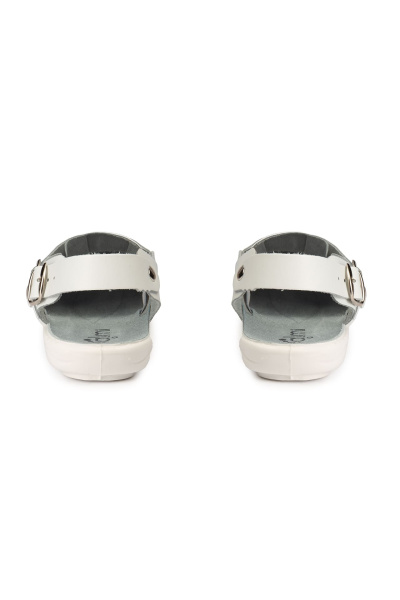 Сандалии (сабо) АЛМИ ЛАРИСА женские МИНПРОМТОРГ, нат.кожа, ПУ, белые