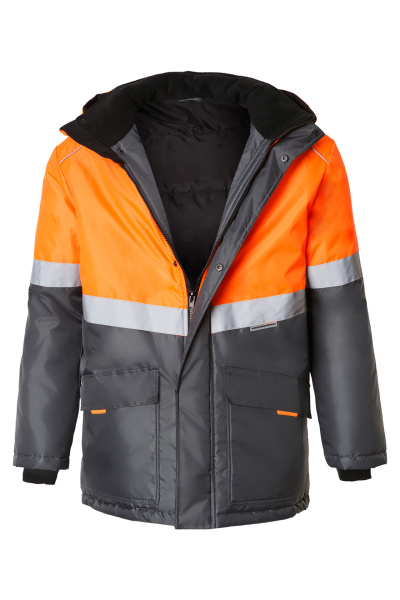 Костюм СОЮЗСПЕЦ утепленный ткань Оксфорд темно-серый/оранжевый