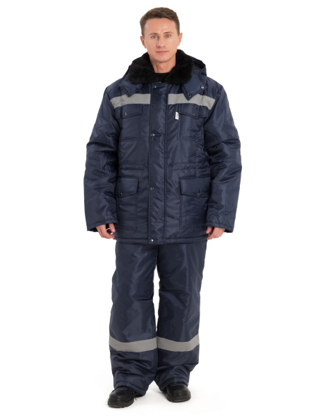 Костюм "Мастер" утепленный т/син. (тк. оксфорд) с СОП