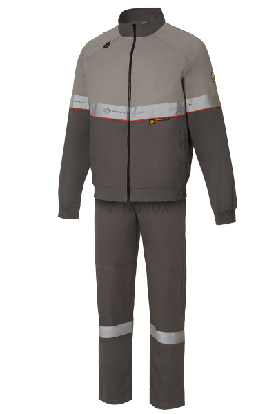 Костюм СОЮЗСПЕЦ, куртка, п/к, т.серый/св.серый