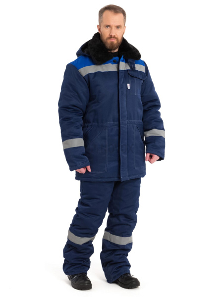 Костюм "Легион" утепленный (син.+вас.) тк. смес.