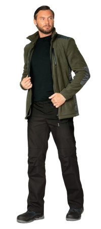 Куртка "Кеми" флисовая без капюшона хаки