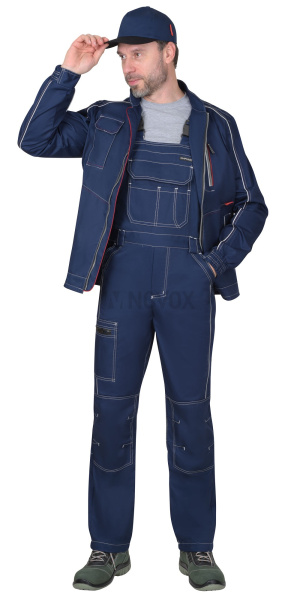 Костюм "АЛЕКС" куртка (чз), п/к, т.синий