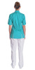 Блуза "Элит" медицинская женская, бирюзовая