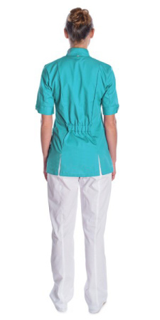 Блуза "Элит" медицинская женская, бирюзовая