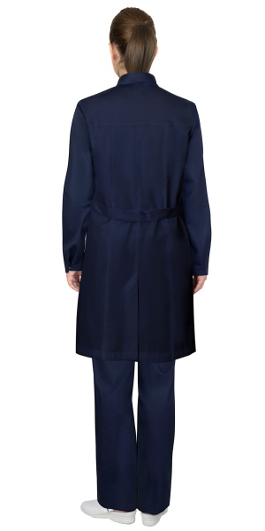 Халат "ВАЛЕНСИЯ" женский темно-синий