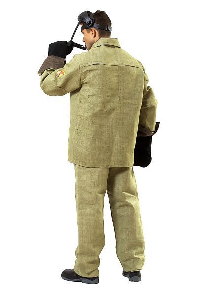 Костюм сварщика летний/демисезонный брезентовый цвет олива