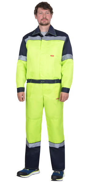 Костюм "ЛЕГИОНЕР" куртка, п/к, лимонный с темно-синим и СОП