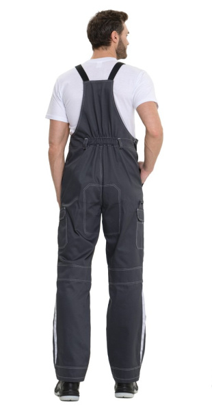 Полукомбинезон мужской летний "Эко-Труд" тёмно-серый, СОП