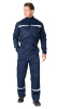 Комбинезон мужской летний "Профессионал" тёмно-синий/тёмно-серый