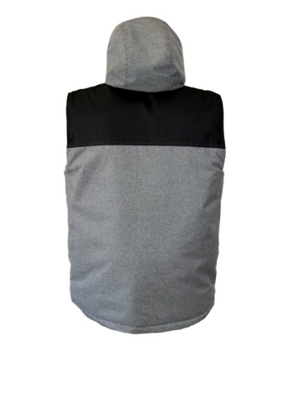 Жилет утепленный "Gorgon",серый, тк.Taslan Dobby