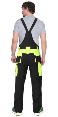 Полукомбинезон ОНИКС черный с лимонным