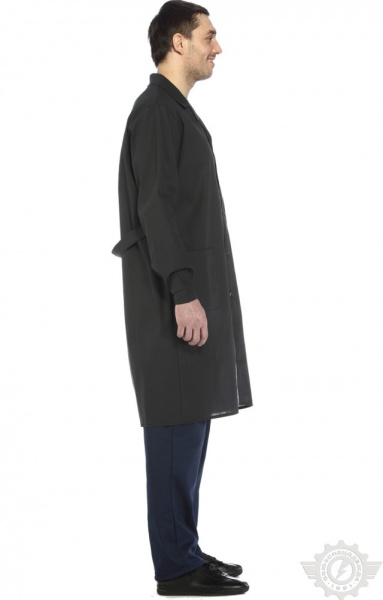 Халат мужской темный
