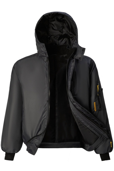 Куртка ДРАЙВЕР утепленная ткань Оксфорд черная