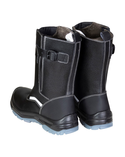 Сапоги SAVЁL-ДЖЕТ-ЗИМА, кожа, шерстин, ПУ-ТПУ