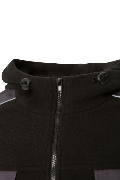 Толстовка Статус (STATUS) комбинированная графит/черная