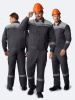 Костюм "Лигор-2" СОП (тк.Смесовая,210) п/к, т.серый/св.серый