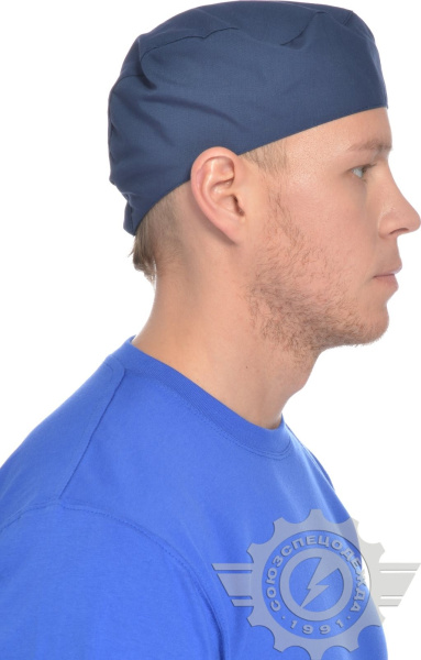 Берет рабочий темно-синий