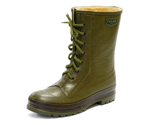 Сапоги "TIGAR" резиновые охотничьи "Балканский охотник", мех, укороченные
