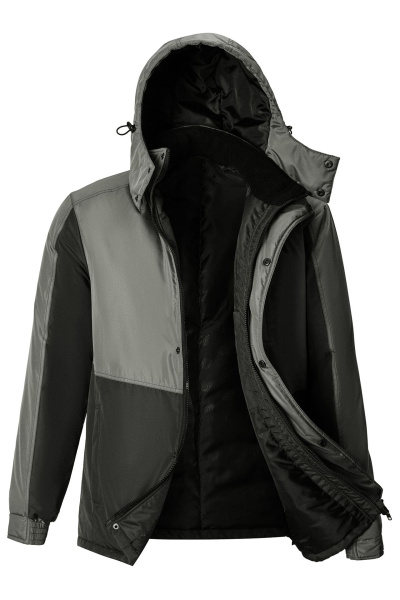 Куртка демисезонная СТИЛЬ НЬЮ черная серая